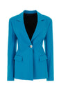 THE ATTICO Turquoise Stretch Wool Blazer