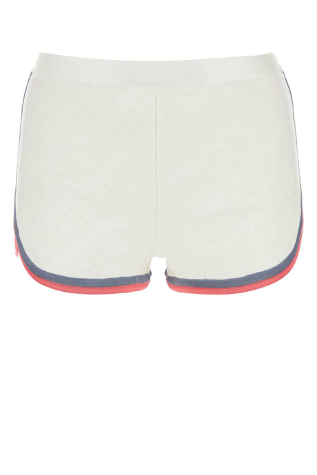 FENDI Ivory Viscose Blend Mini Shorts for Women