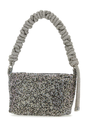 KARA Mini Black Rhinestones Handbag