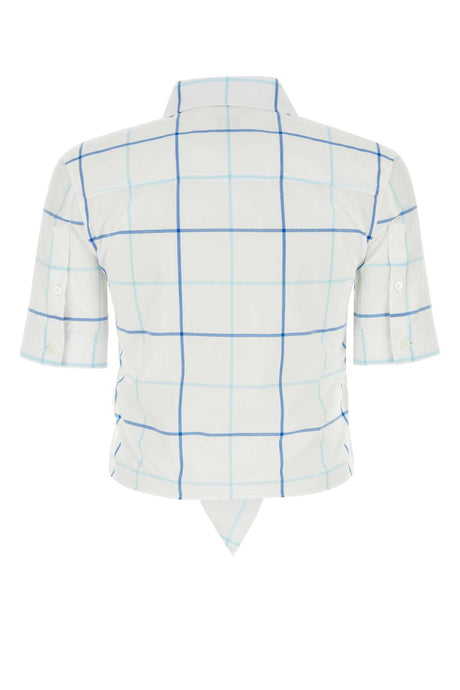 BURBERRY Embroidered Cotton Poplin Shirt for Women