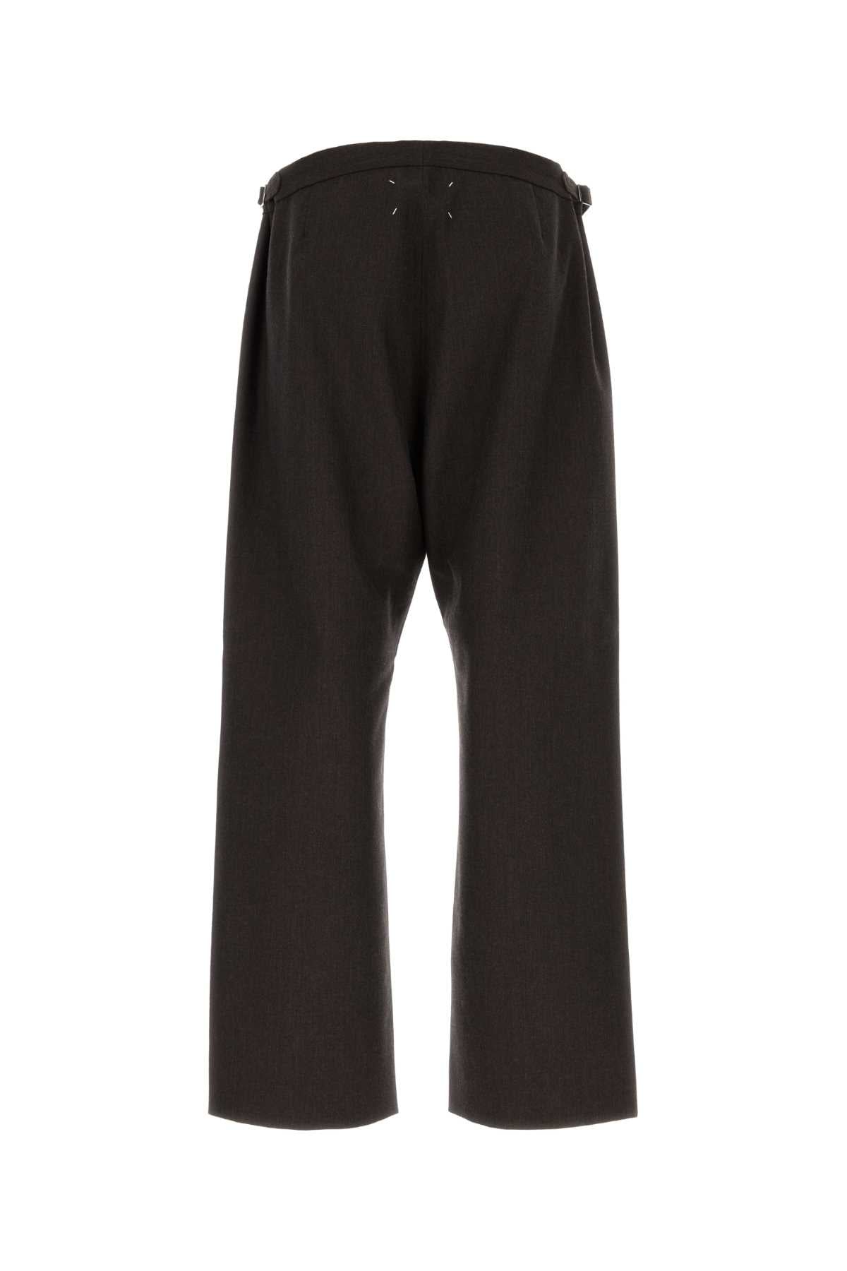 MAISON MARGIELA Sophisticated Brown Wool Pants for Men