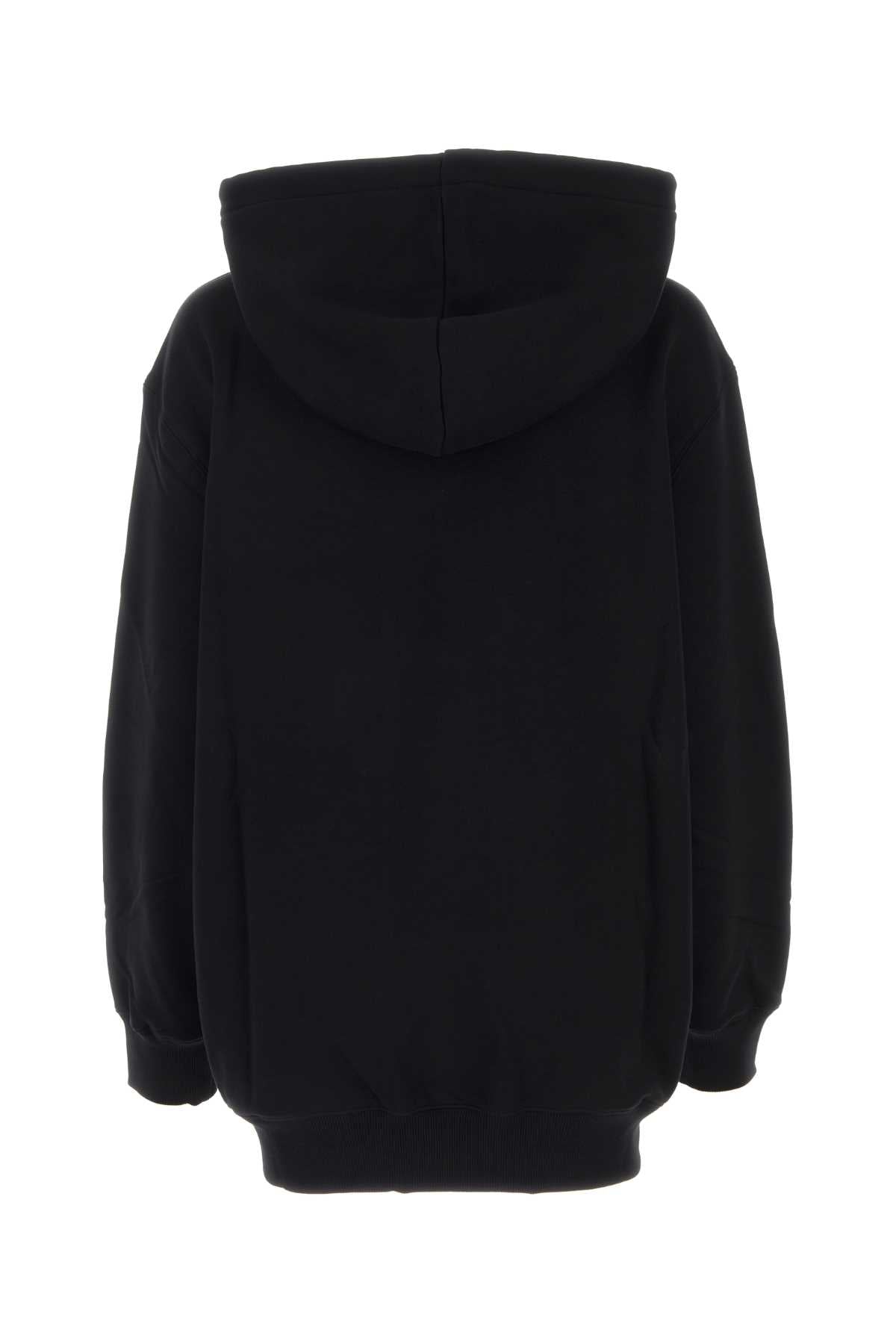 LANVIN Classic Women's Black Cotton Sweatshirt