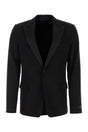 LANVIN Classic Black Wool Blazer for Men - Timeless Elegance