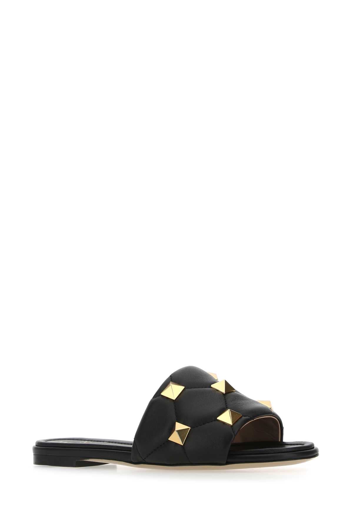 VALENTINO GARAVANI Roman Stud Slide Slippers - Women’s Size Mini