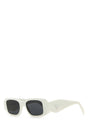 PRADA Chic White Acetate Sunglasses