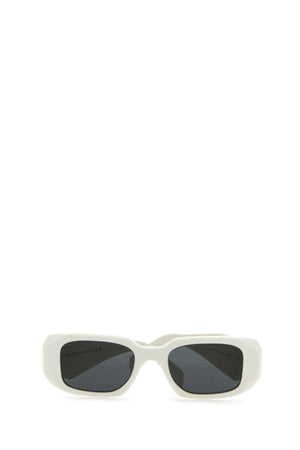 PRADA Chic White Acetate Sunglasses