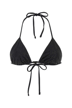 PRADA Black Stretch Re-Nylon Bikini Top