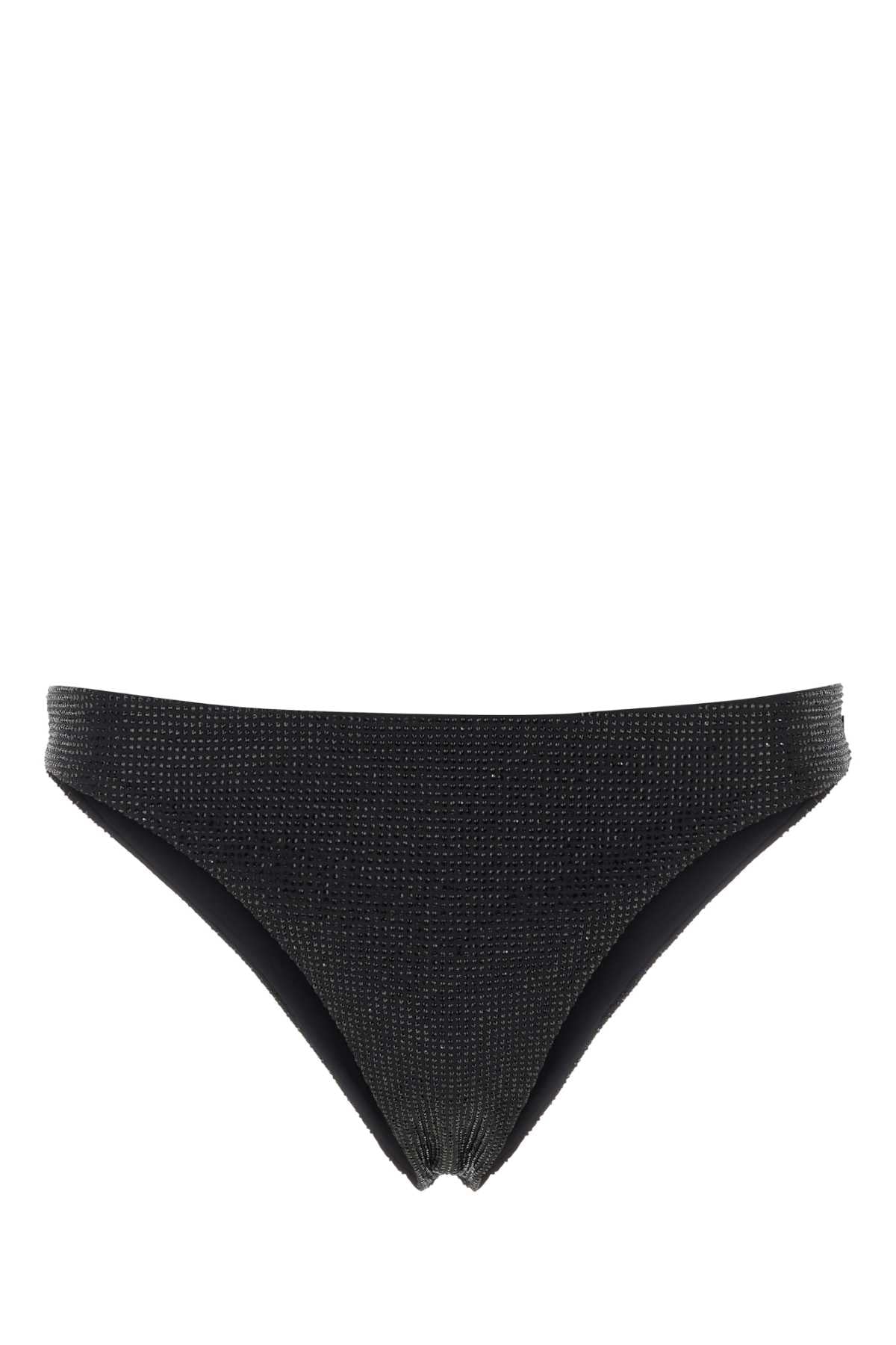 PRADA Black Stretch Re-Nylon Mini Bikini Bottom