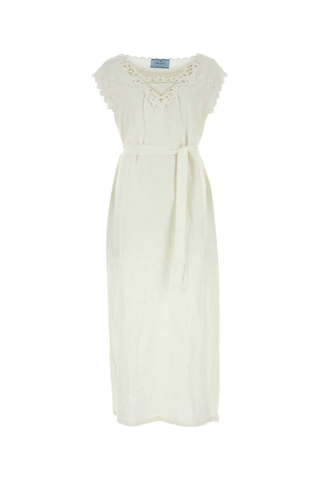 PRADA Linen Dress for Women - Elegant Summer Mini