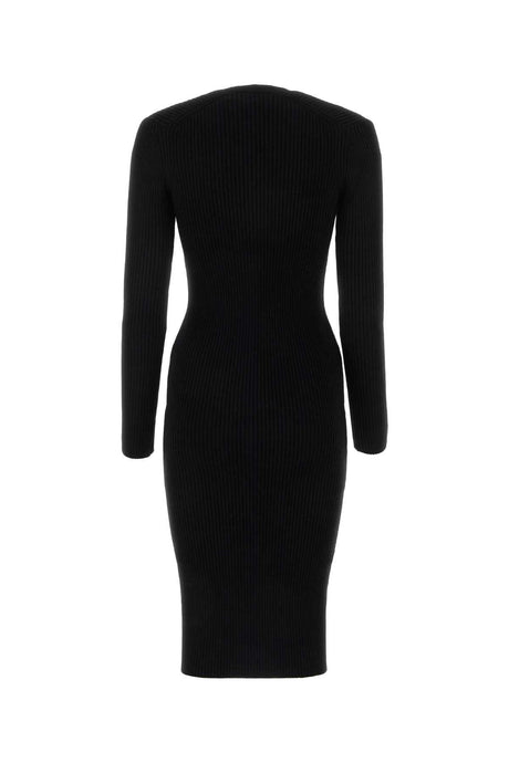 ISABEL MARANT Chic Black Wool Blend Dress for Modern Women