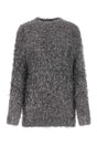 ISABEL MARANT Nylon Blend Metallic Knit Sweater