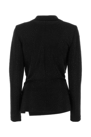 GIORGIO ARMANI Embellished Crepe Blouse for Women