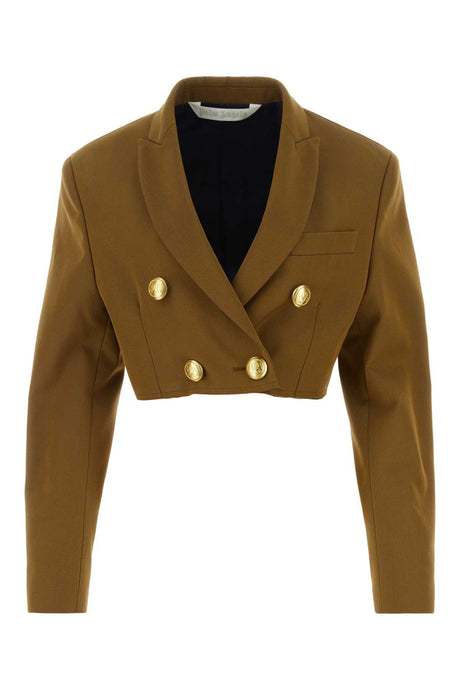 PALM ANGELS Mud Cotton Blend Blazer for Women