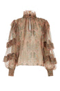 ETRO Printed Crepe Blouse for Women