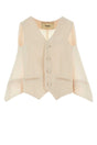 FENDI Ivory Wool Vest for Women