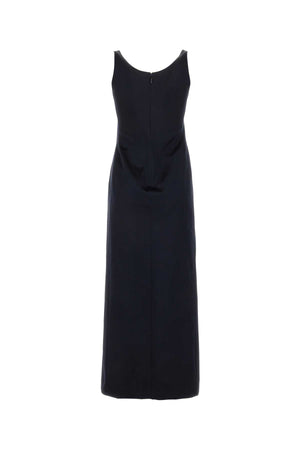 FENDI Midnight Blue Satin Mini Dress for Women