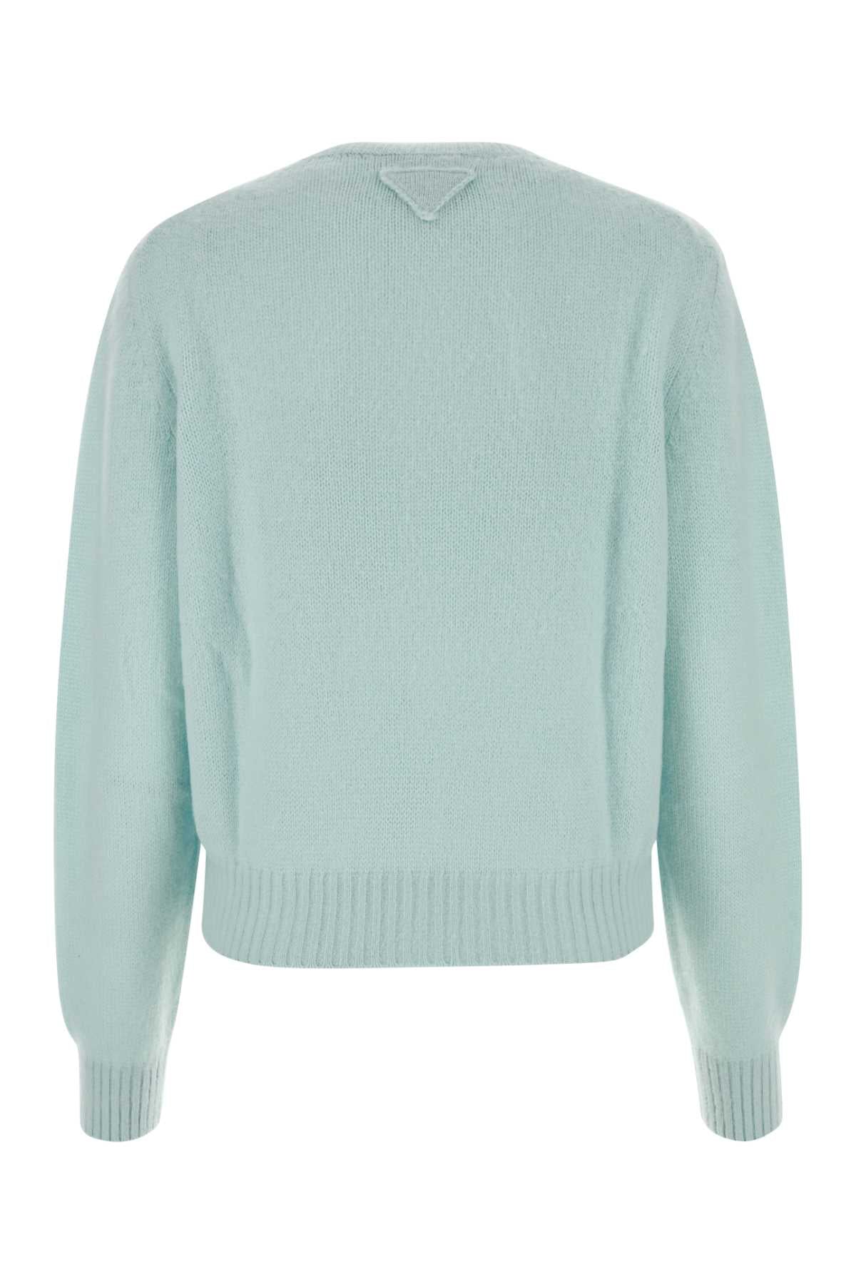 PRADA Cashmere Sweater for Women - Light Blue