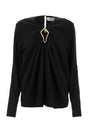 LANVIN Black Triacetate Blend Blouse