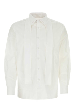 PRADA Essential White Poplin Shirt for Men