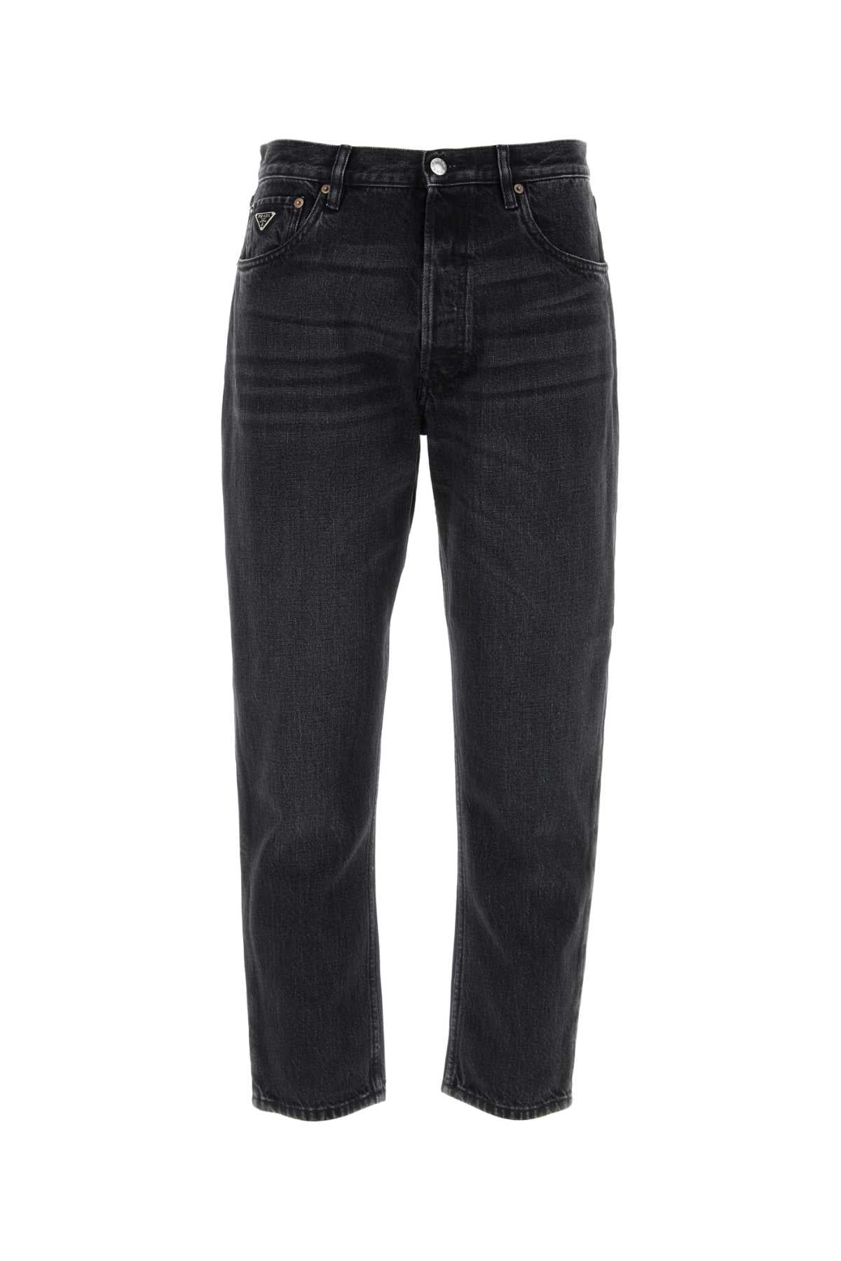 PRADA Classic Black Denim Jeans for Men - 2024 Edition