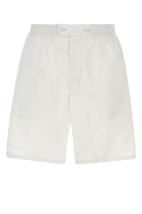 PRADA Light Pink Bermuda Shorts for Men - 24S Collection