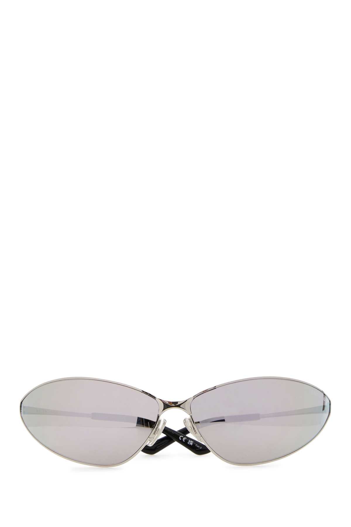 BALENCIAGA Sleek Metal Razor Sunglasses for Men