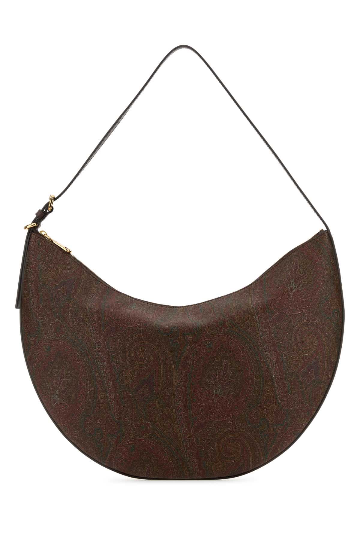 ETRO Printed Canvas Big Hobo Handbag - 44 cm Width