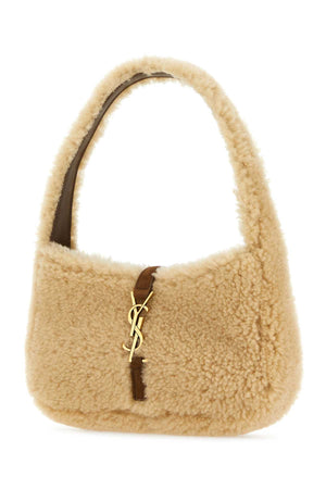 SAINT LAURENT Mini Shearling Handbag - 19 cm x 11.5 cm