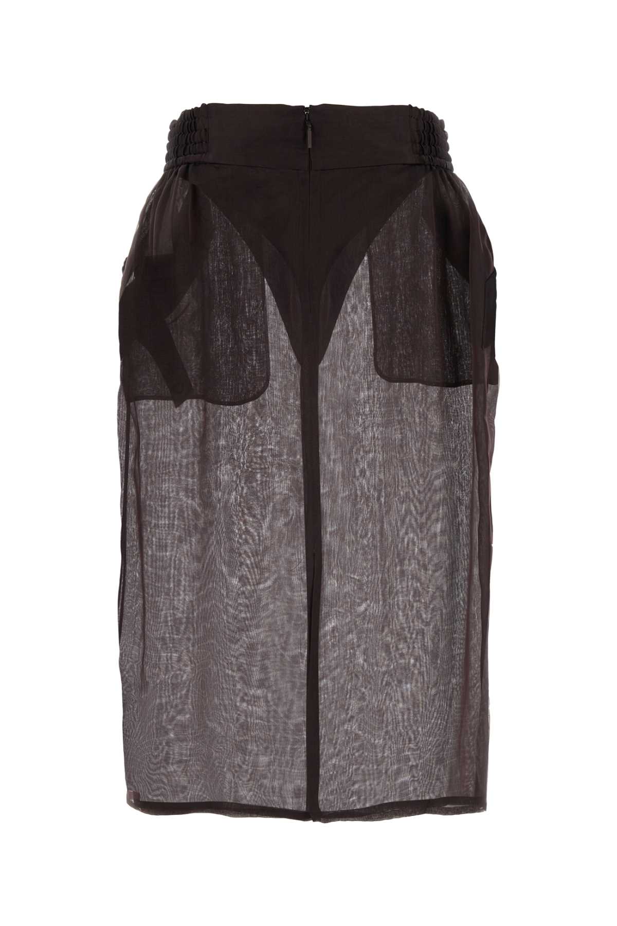 SAINT LAURENT Silk Midi Skirt - Fashion Essential for Women