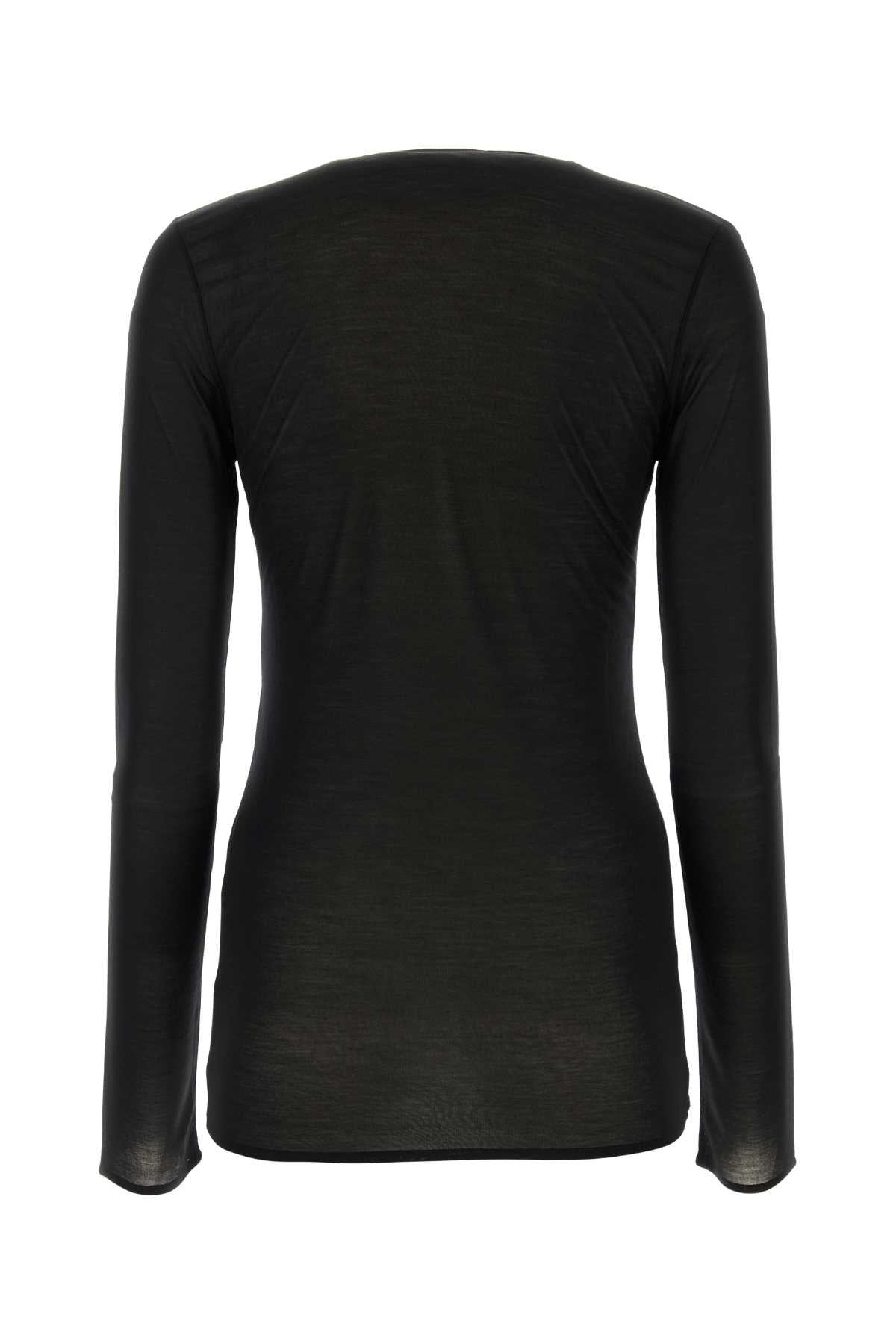 SAINT LAURENT Chic See-Through Silk Top for Women