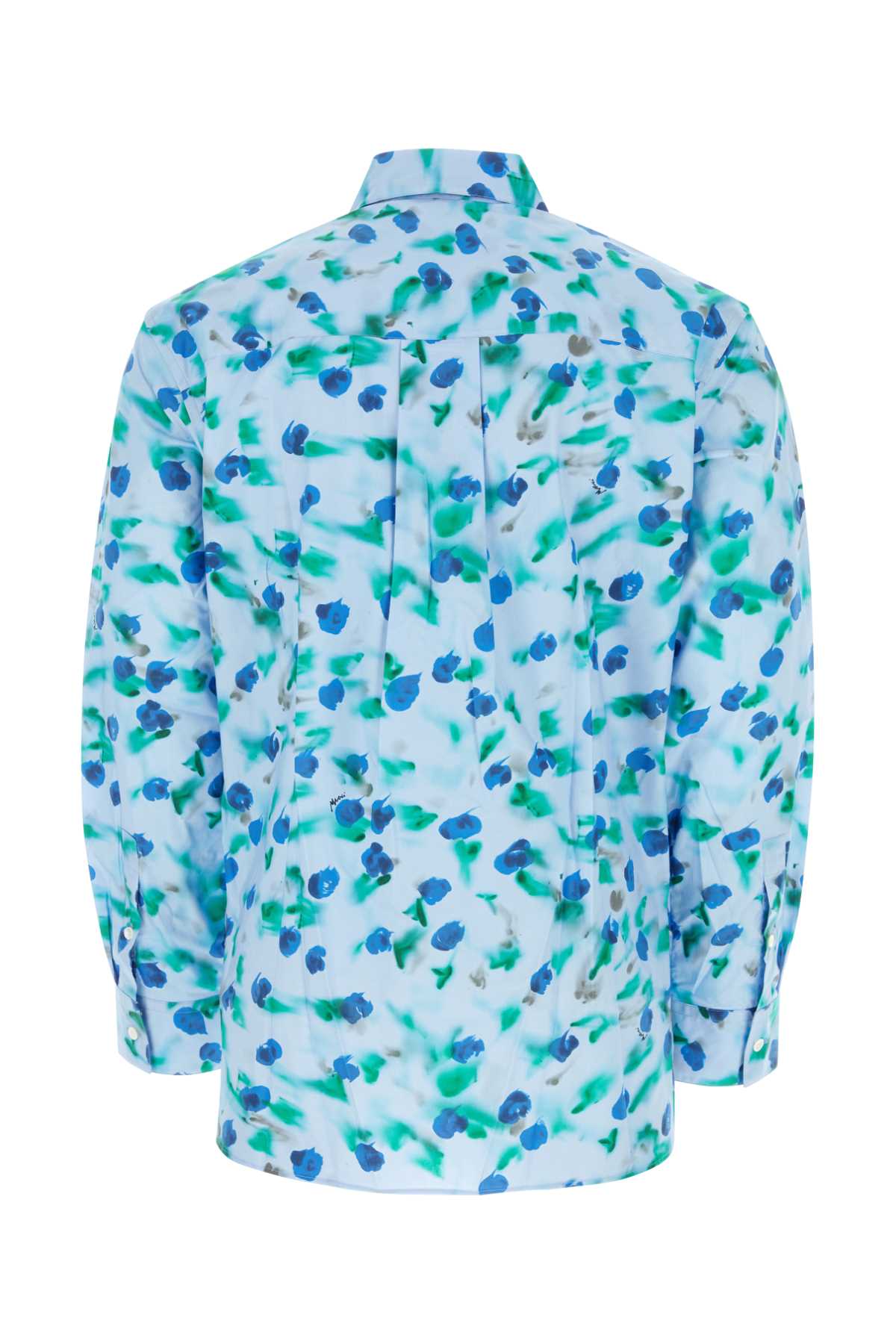 MARNI Men's Printed Poplin Shirt - 24S Collection