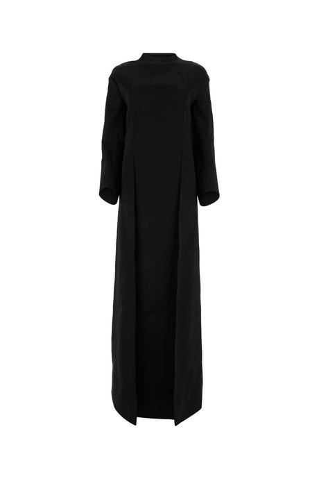 KHAITE Elegant Long Dress in Black