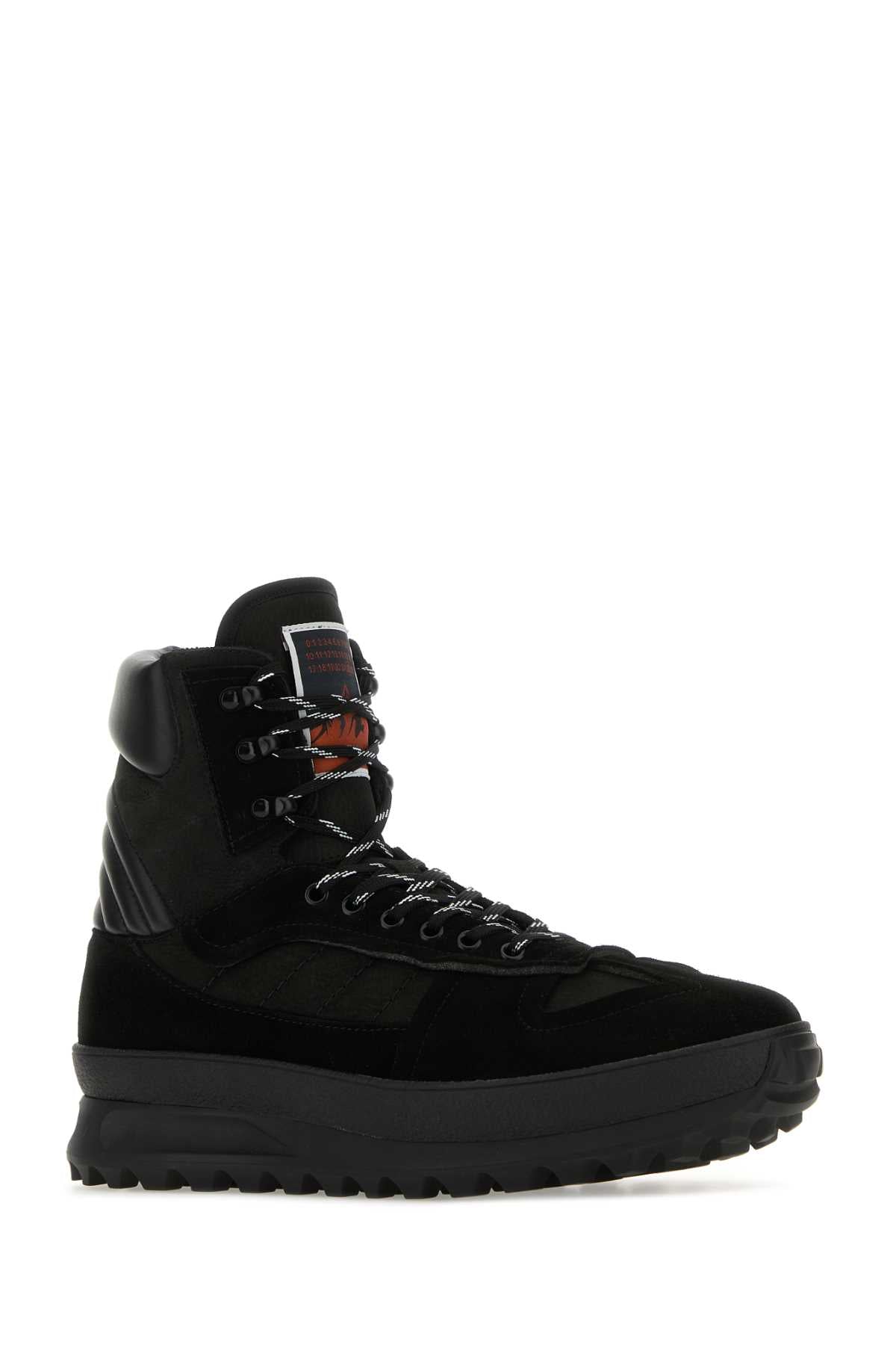 MAISON MARGIELA Climber Sneaker in Black Leather