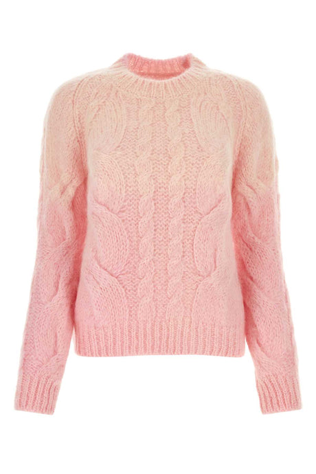 MAISON MARGIELA Cozy Pink Mohair Blend Sweater