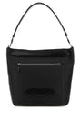 MAISON MARGIELA Elegant Black Leather Soft Shopping Handbag (37 cm x 41 cm x 13 cm)