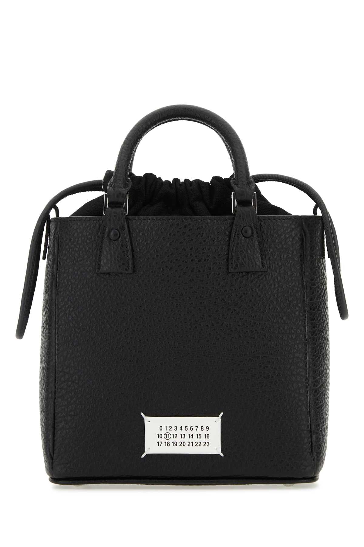 MAISON MARGIELA Mini Black Leather Handbag