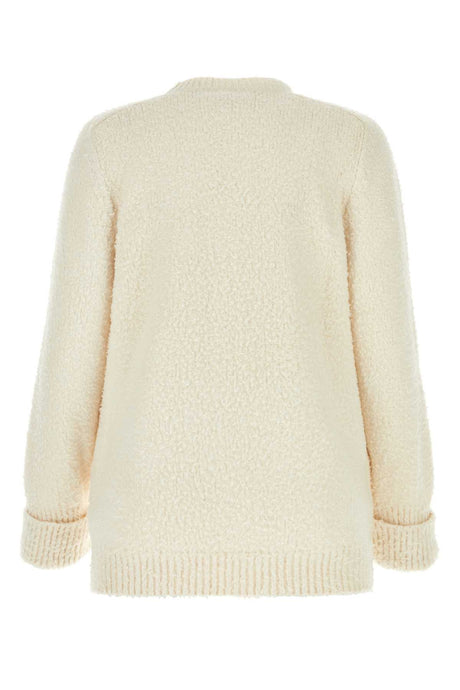 MAISON MARGIELA Ivory Cotton Blend Sweater for Women