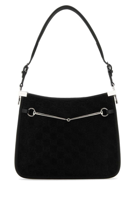 GUCCI Mini Leather Horsebit Handbag - Chic Black Design