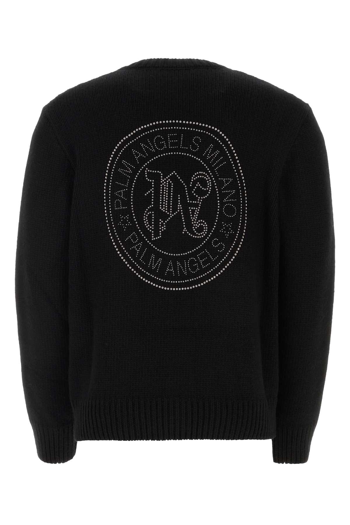 PALM ANGELS Modern Black Cardigan for Men