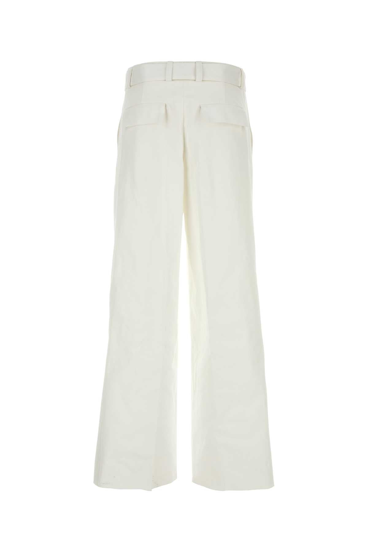 JIL SANDER Wide-Leg Cotton Pants - Comfortable and Stylish