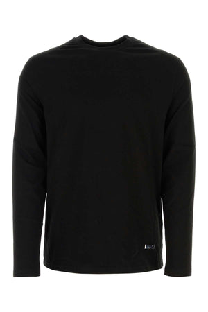 JIL SANDER Essential Black Cotton T-Shirt for Men