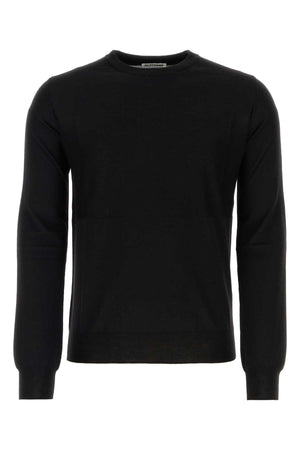 JIL SANDER Classic Black Wool Sweater for Men - 24W