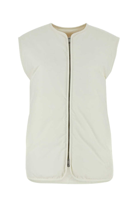 JIL SANDER Chic White Mini Down Jacket for Women