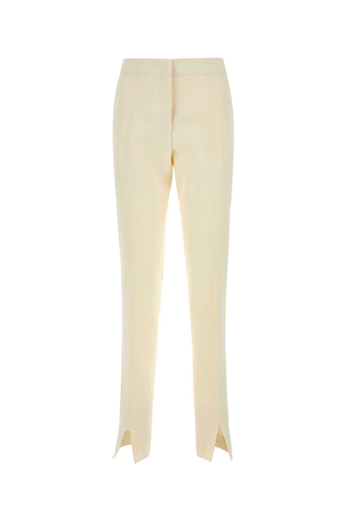 JIL SANDER Ivory Viscose Blend Pants for Women