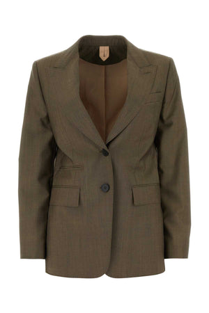 MAX MARA Mud Wool Blend Mini Blazer