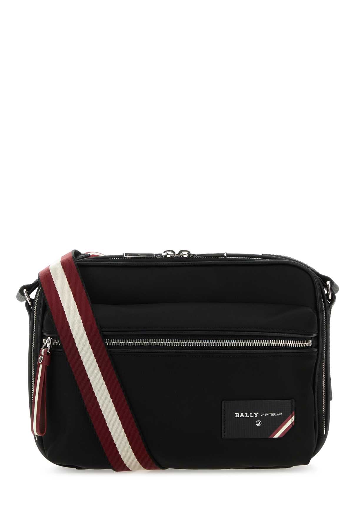 BALLY Mini Black Nylon Crossbody Handbag