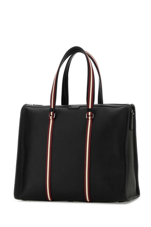 BALLY Leather Code Shopping Handbag - 43 cm