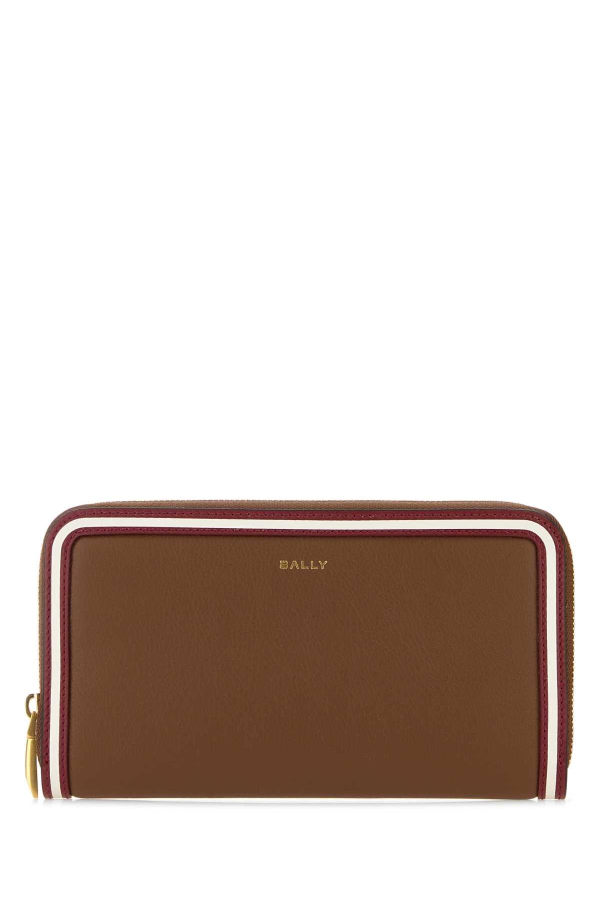 BALLY Elegant Leather Long Wallet - 18 cm x 10 cm x 2 cm