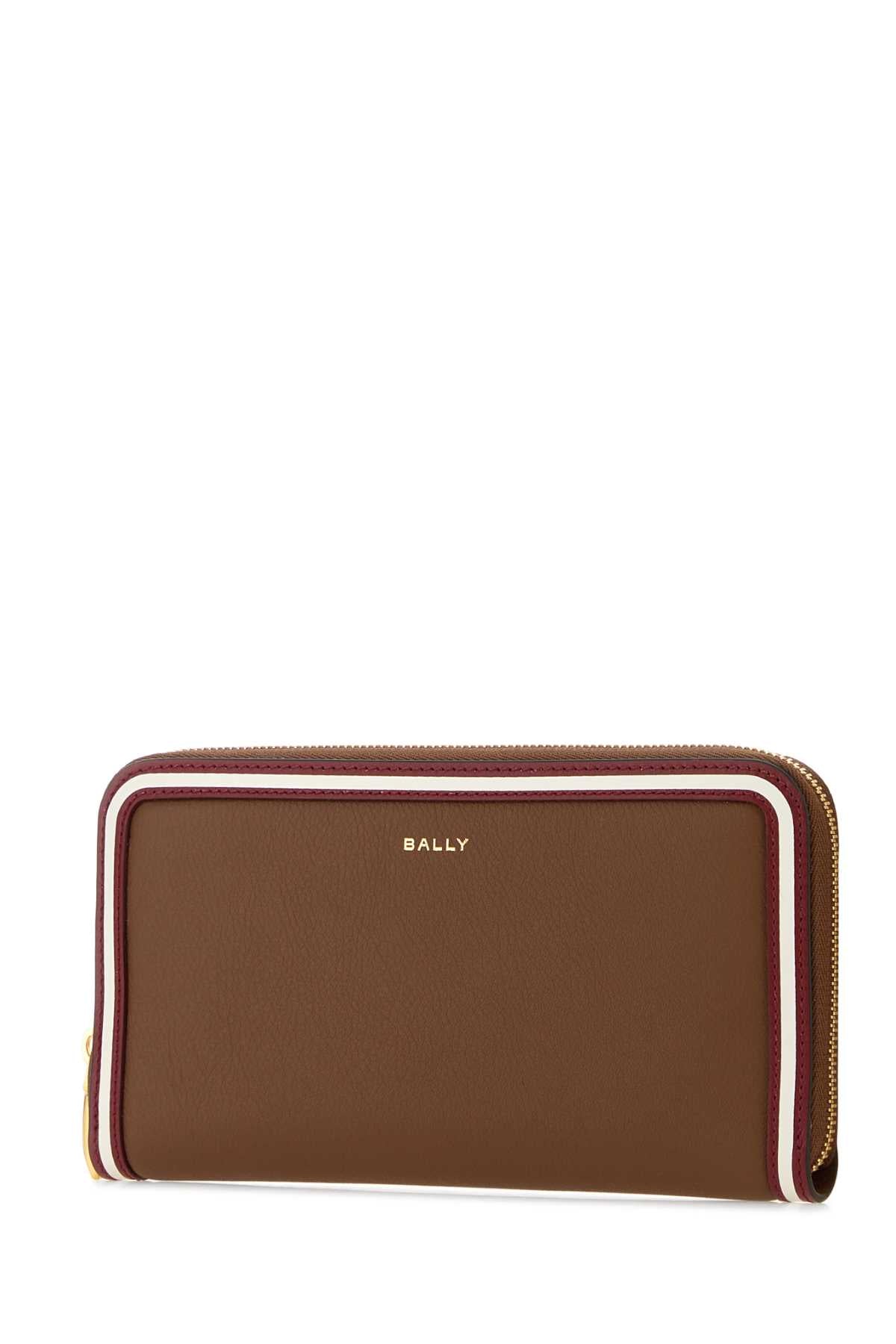 BALLY Elegant Leather Long Wallet - 18 cm x 10 cm x 2 cm