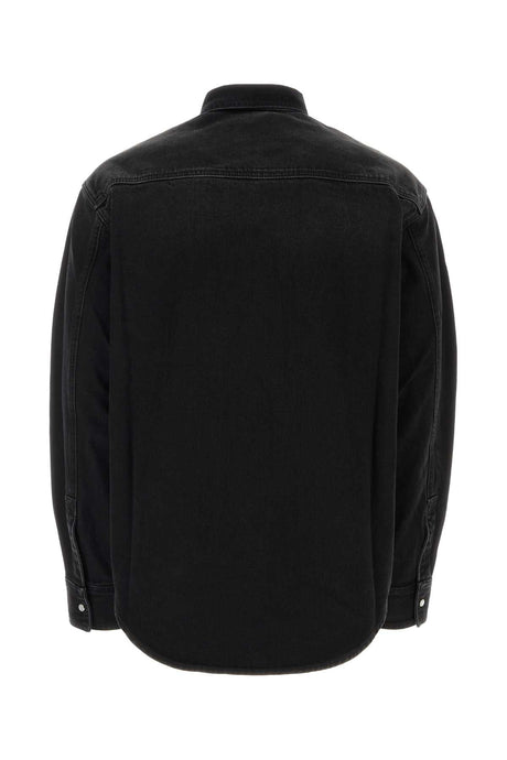 VETEMENTS Unisex Black Denim Shirt for Every Occasion